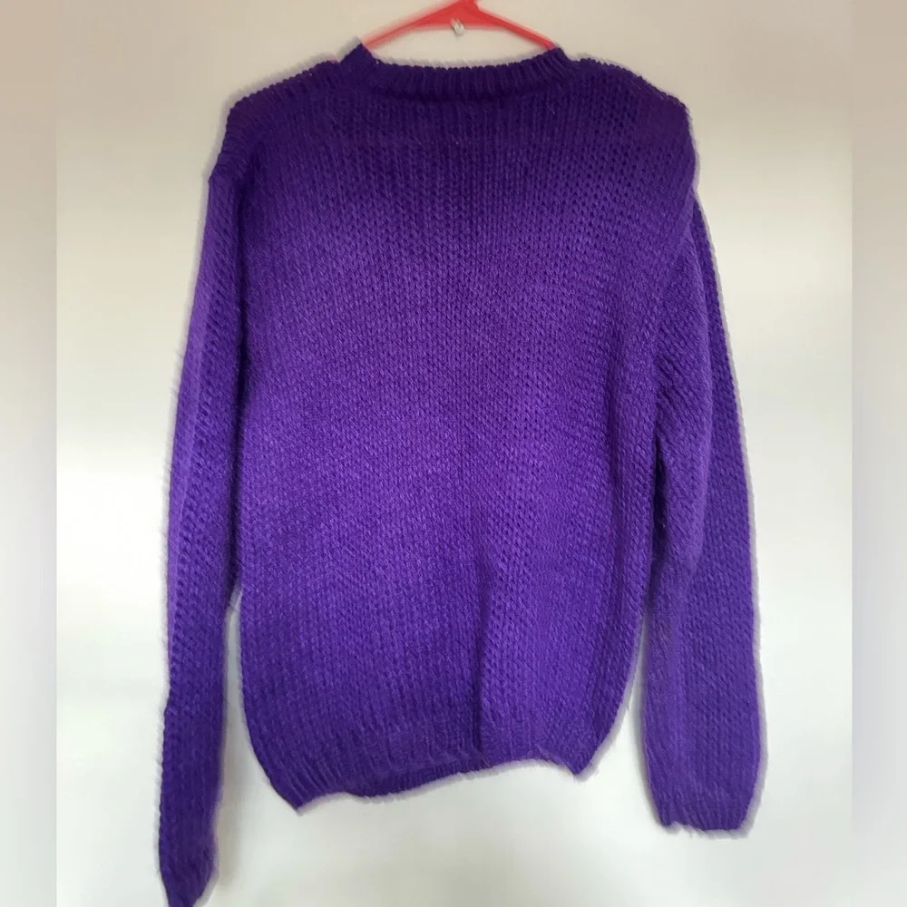 Vintage RAD Purple Lion Graphic Sweater - Picture 2 of 5